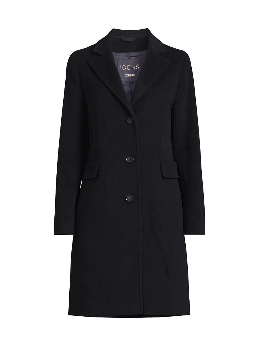 Womens Wool-Cashmere Walker Coat Product Image