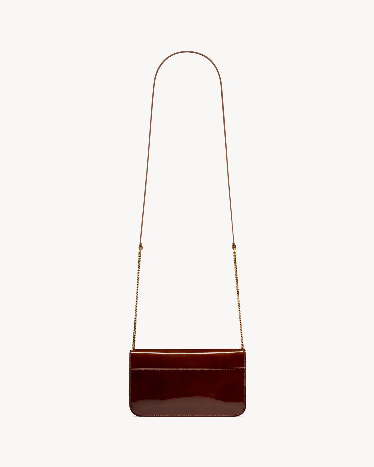 CASSANDRE phone holder in smooth leather | Saint Laurent | YSL.com Product Image