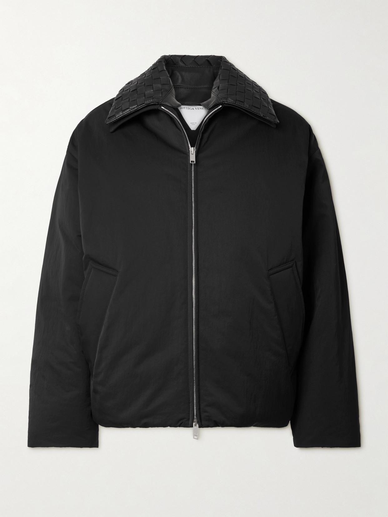 BOTTEGA VENETA Tech Nylon Puffer Jacket In Black Product Image