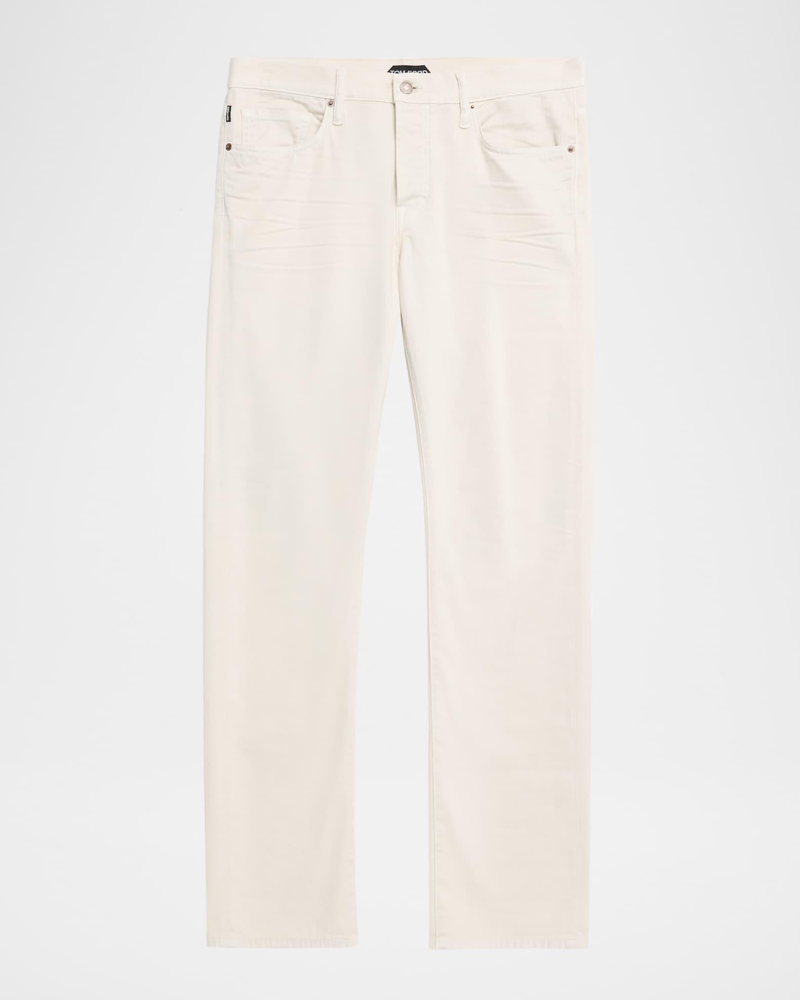Men's Stretch-Twill Straight-Fit Pants Product Image
