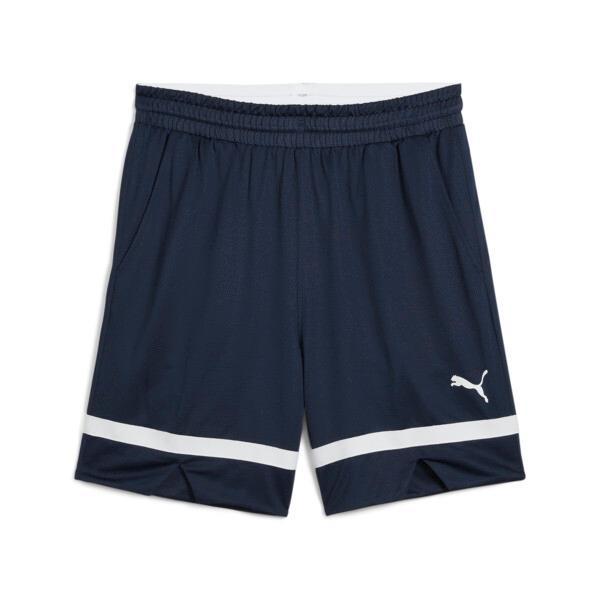 PUMA Winning Shot Men's Basketball Shorts in Dark Blue Product Image