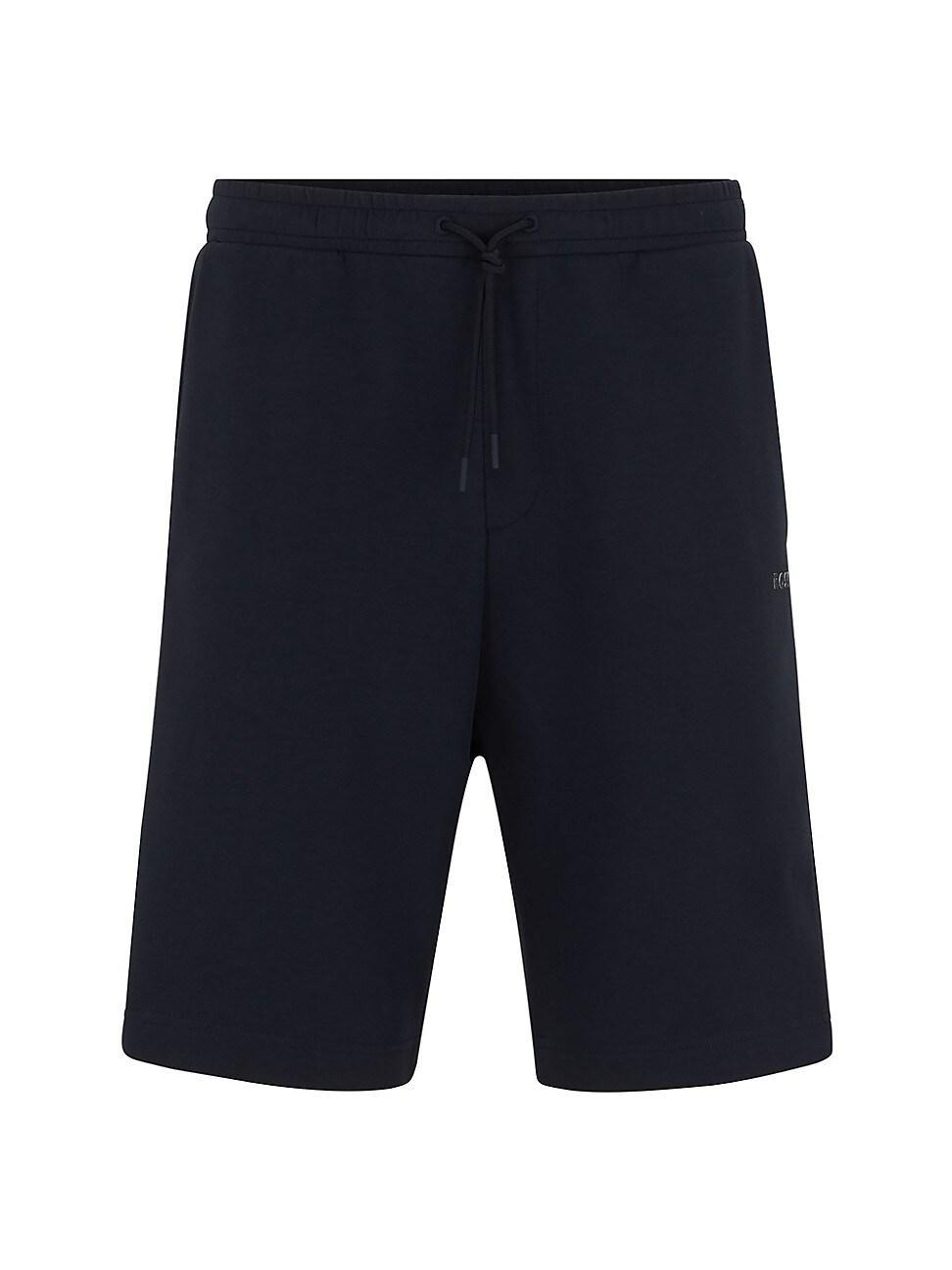 Mens Stretch-Cotton Regular-Fit Shorts with Sandwich Logo Product Image