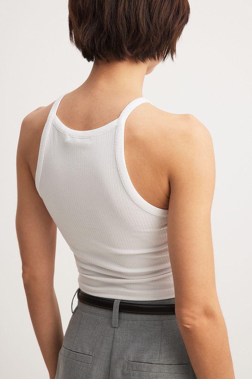 High Neck Crop Singlet Product Image