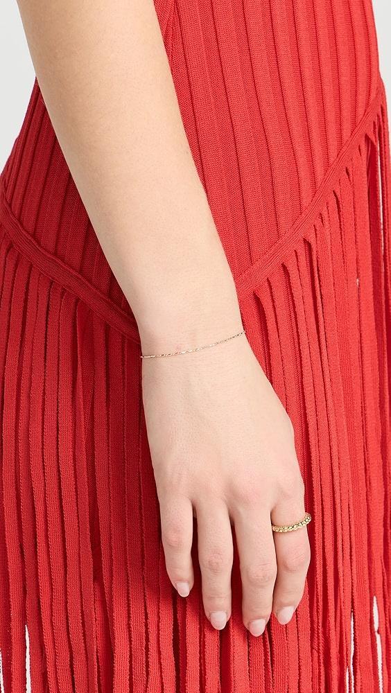 Zoe Chicco Single Strand Diamond Cut Bracelet | Shopbop Product Image