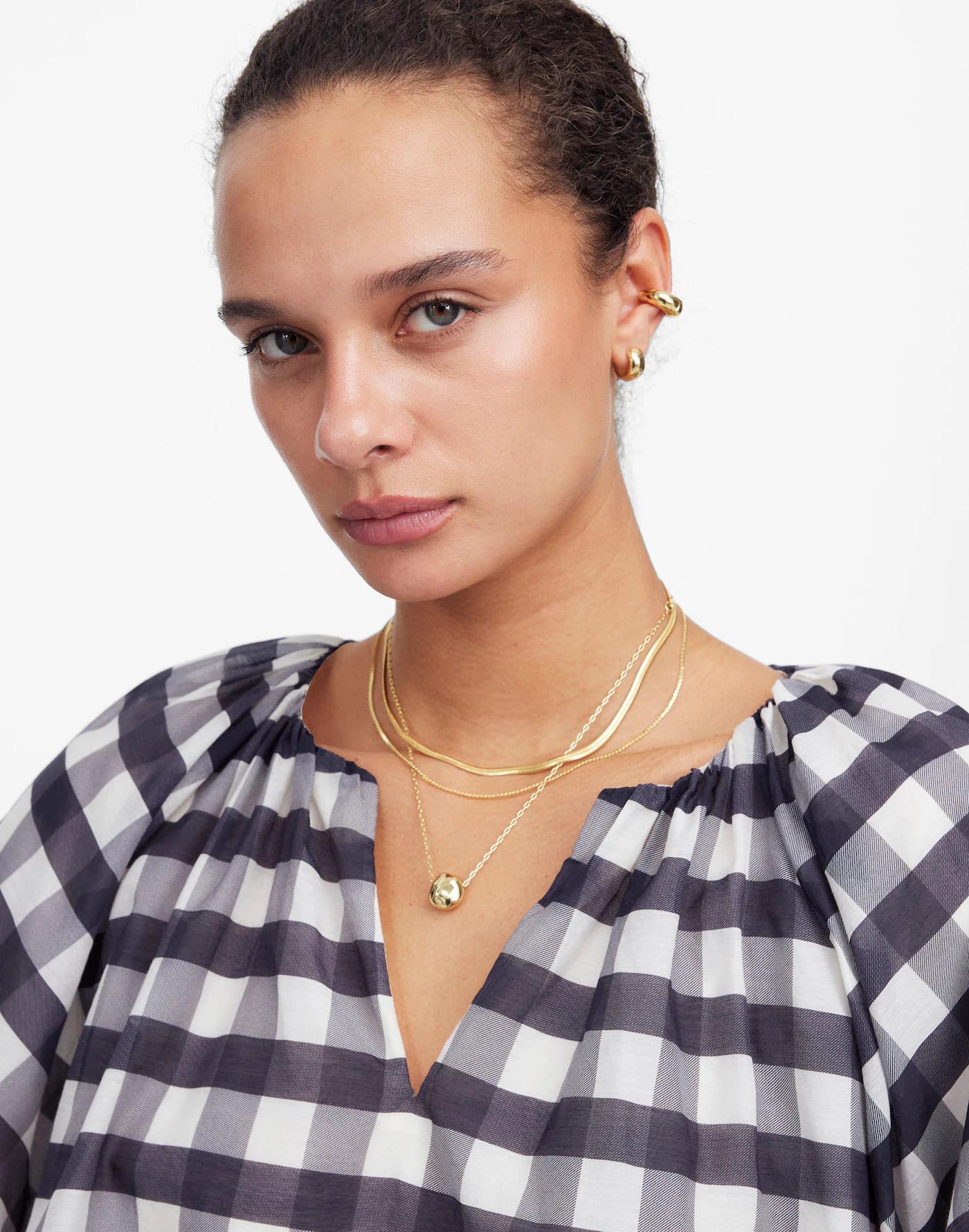 Bubble-Sleeve Top Product Image