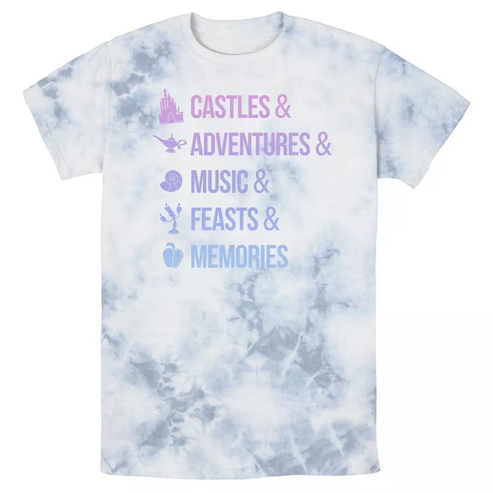 Men's Disney Iconic Princes White Font Bomabrd Wash Tee,  Product Image