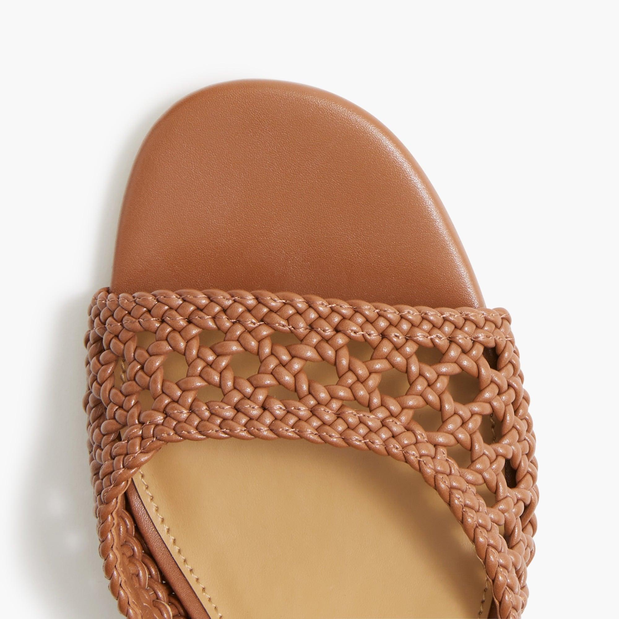 Woven heeled sandals Product Image