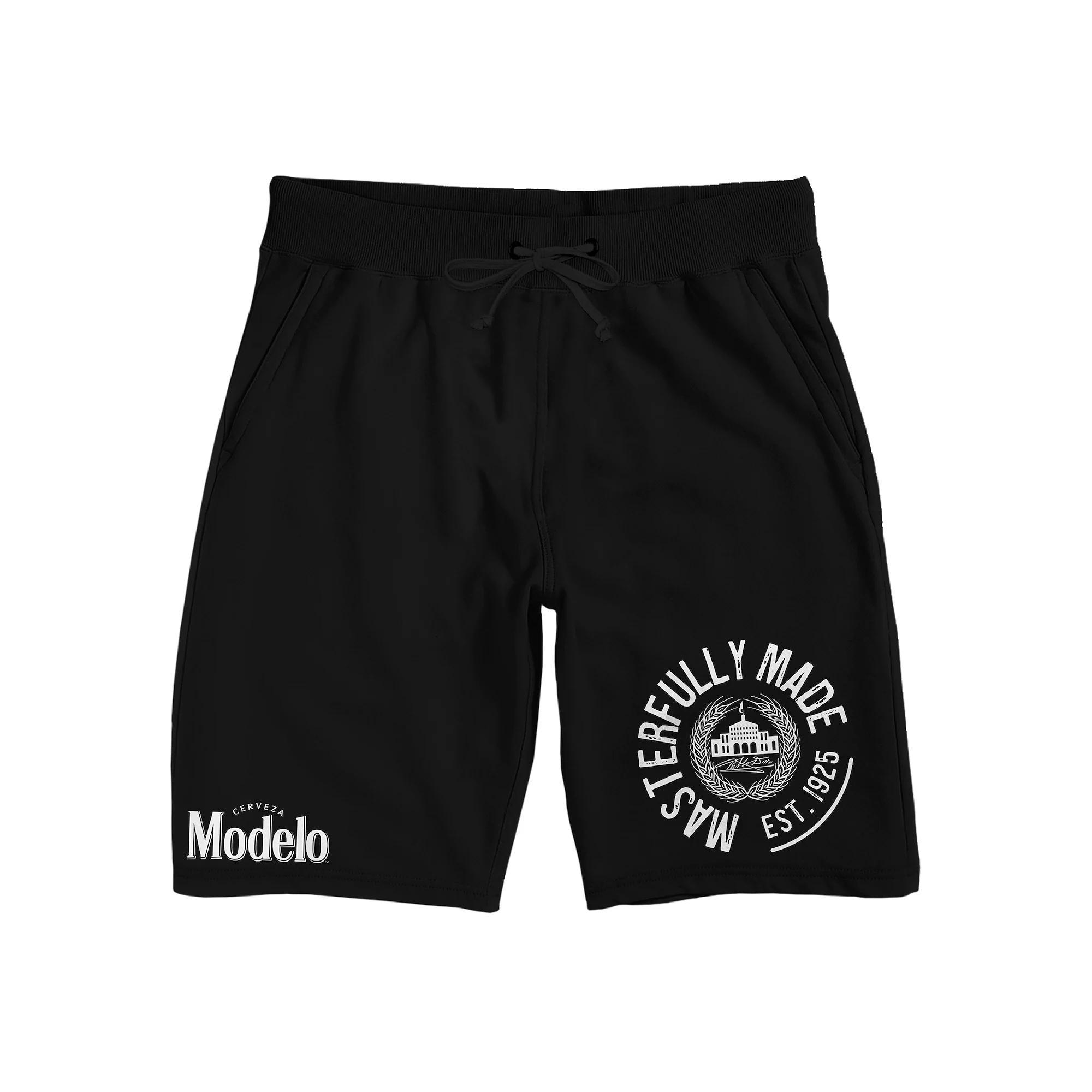 Men's Modelo Casa Modelo Pajama Shorts, Size: XL, Black Product Image