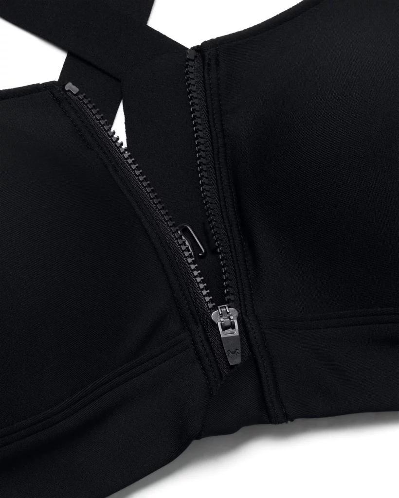 Womens UA Infinity 2.0 High Zip Sports Bra Product Image