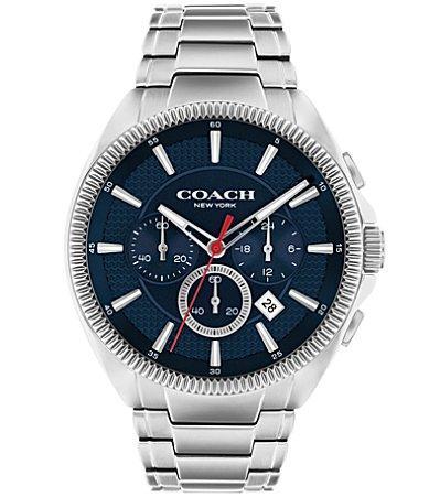 COACH Mens Jackson Quartz Chronograph 45mm Stainless Steel Bracelet Watch Product Image