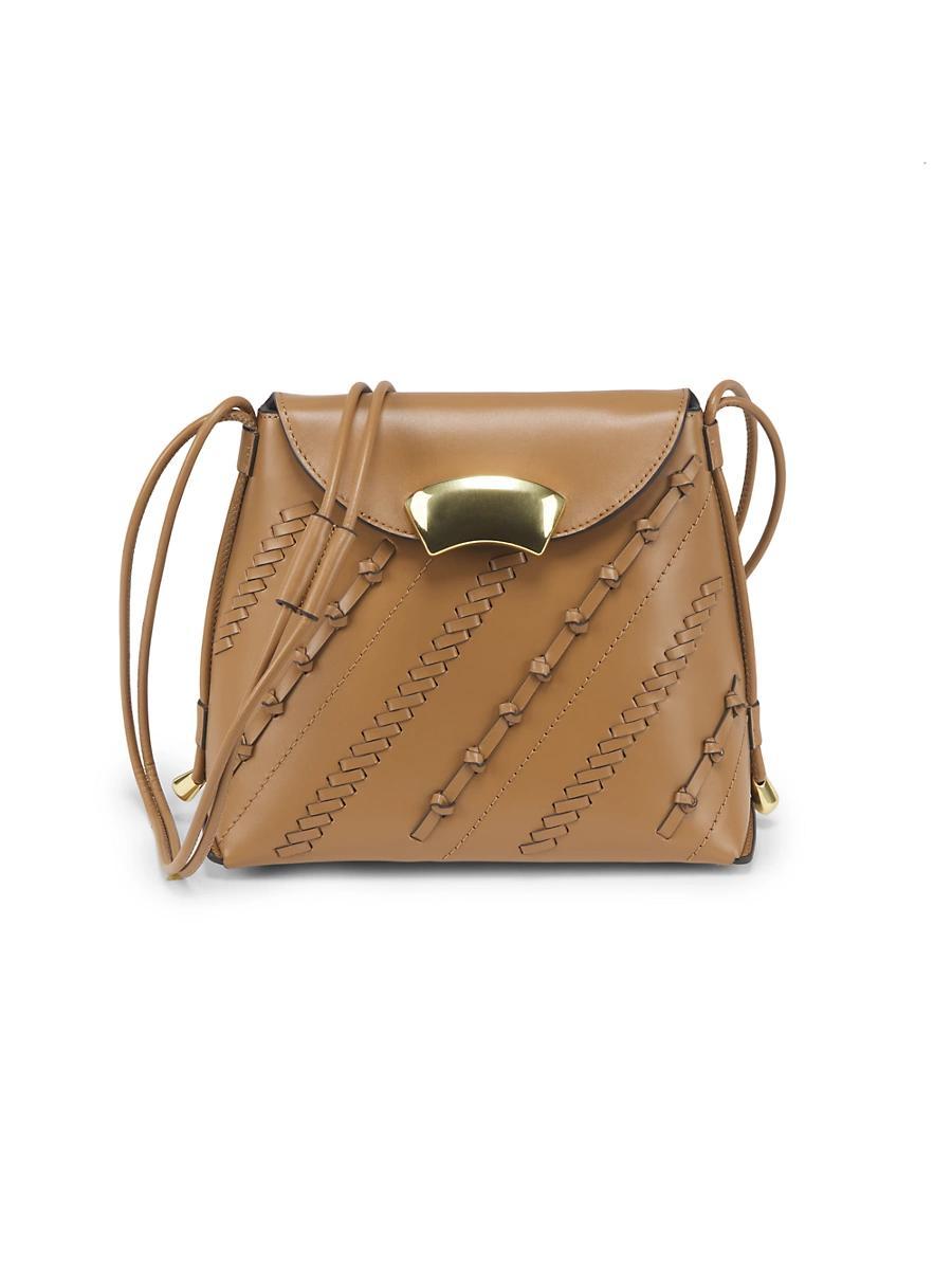 Womens Petite ID Soft Leather Shoulder Bag Product Image