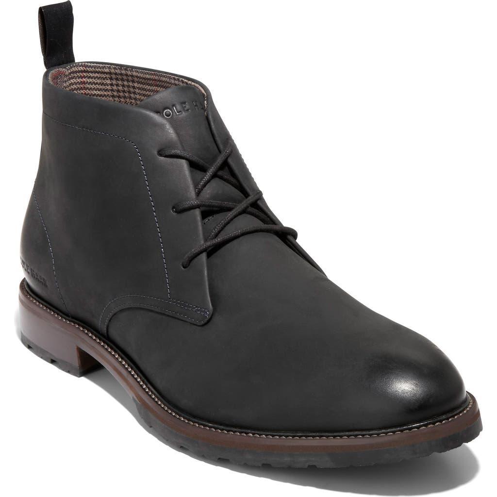 COLE HAAN Berkshire Lug Chukka Boot In Black-truffle Product Image