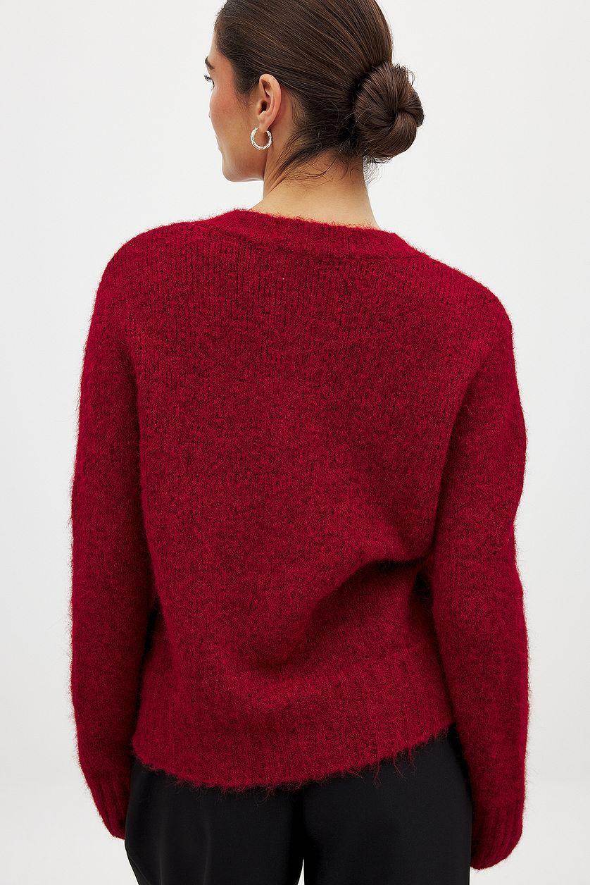 Knitted Flower Cardigan Product Image