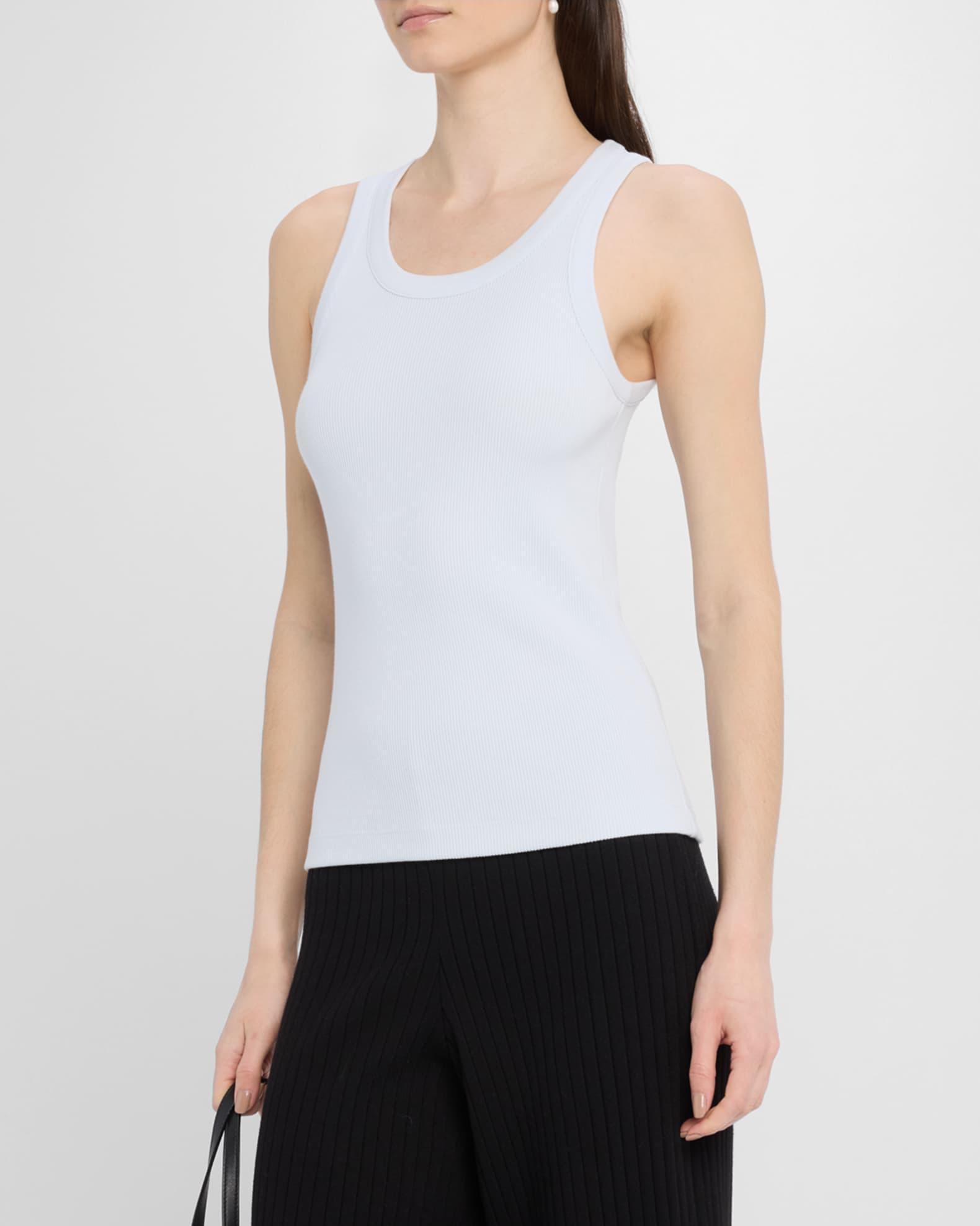 Scoop-Neck Ribbed Tank Top Product Image