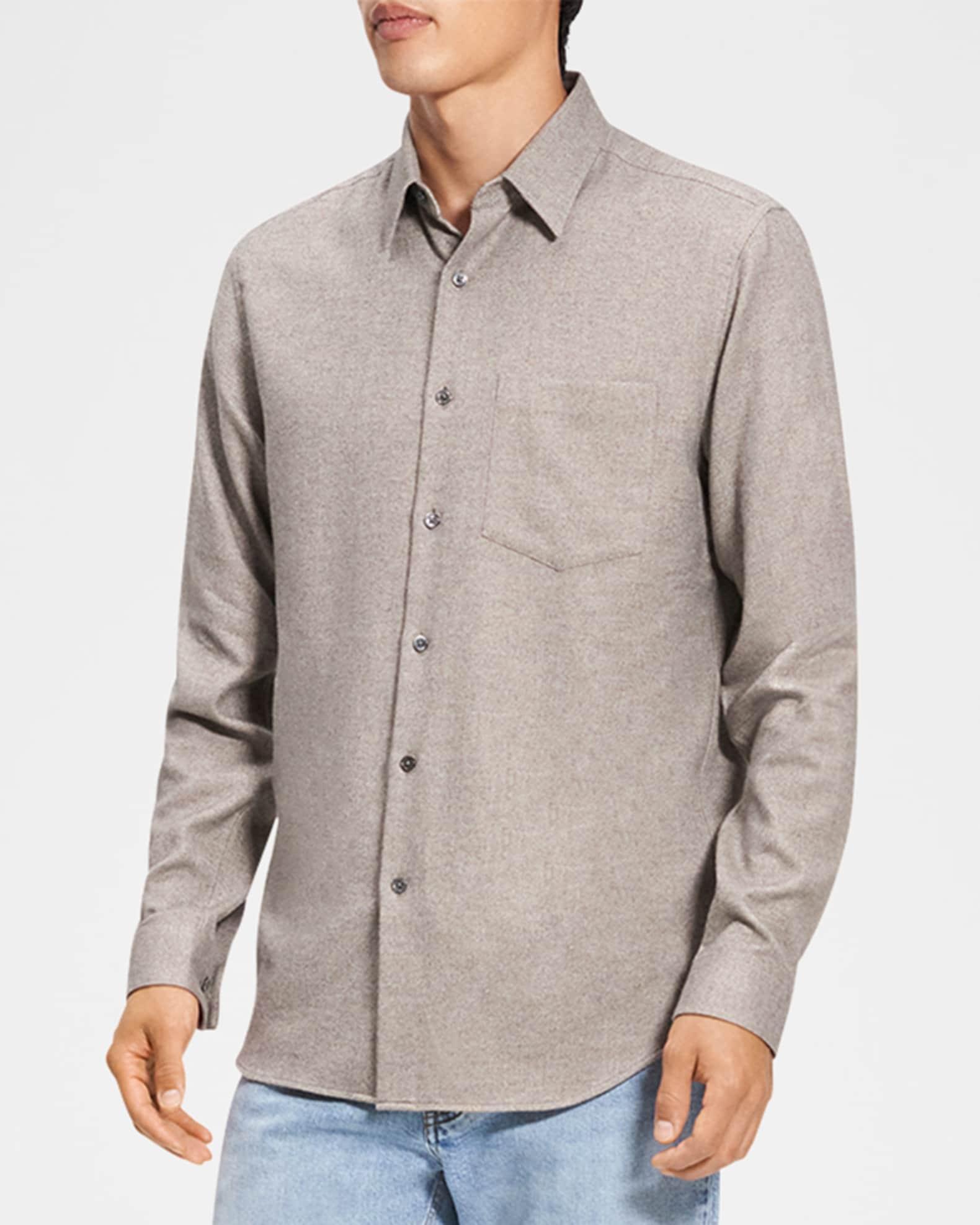 Men's Irving Twill Pocket Casual Button-Down Shirt Product Image