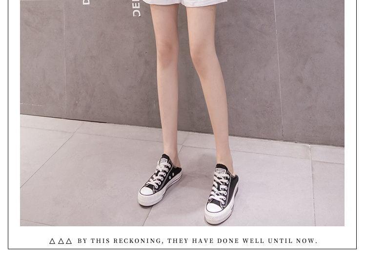 Maternity Low Rise Washed Frayed Distressed Denim Shorts Product Image