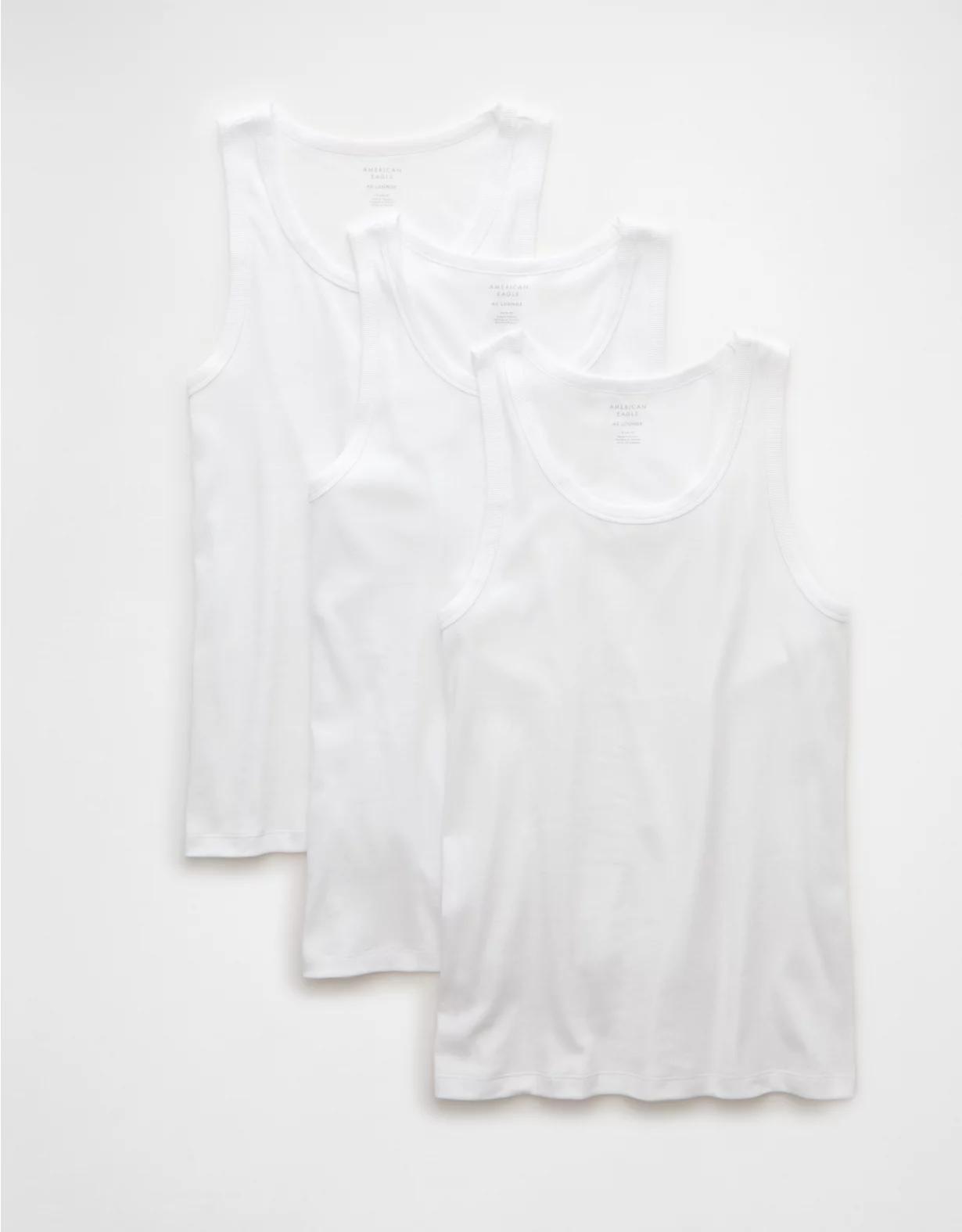 AE Ribbed Tank Top 3-Pack Product Image