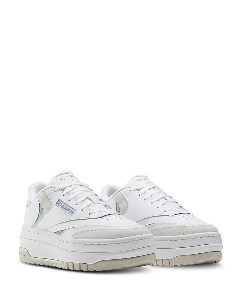 Reebok Womens Club C Extra Platform Low Top Sneakers Product Image