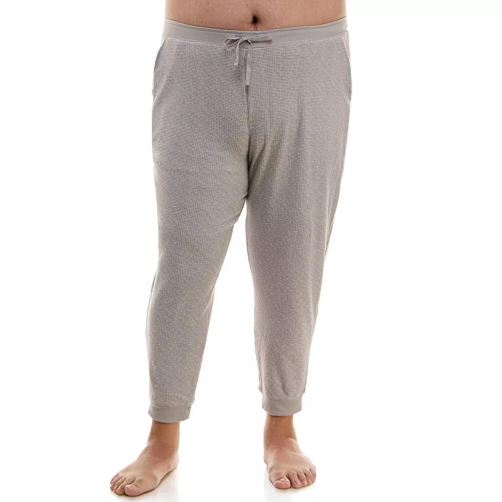 Big & Tall Sonoma Goods For Life® Supersoft Waffle Banded Bottom Pajama Pants, Men's, Size: 4XB, Dark Grey Product Image
