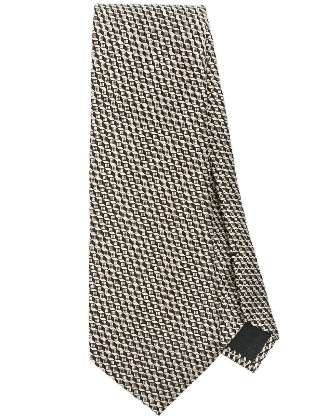 pattern-jacquard tie  Product Image