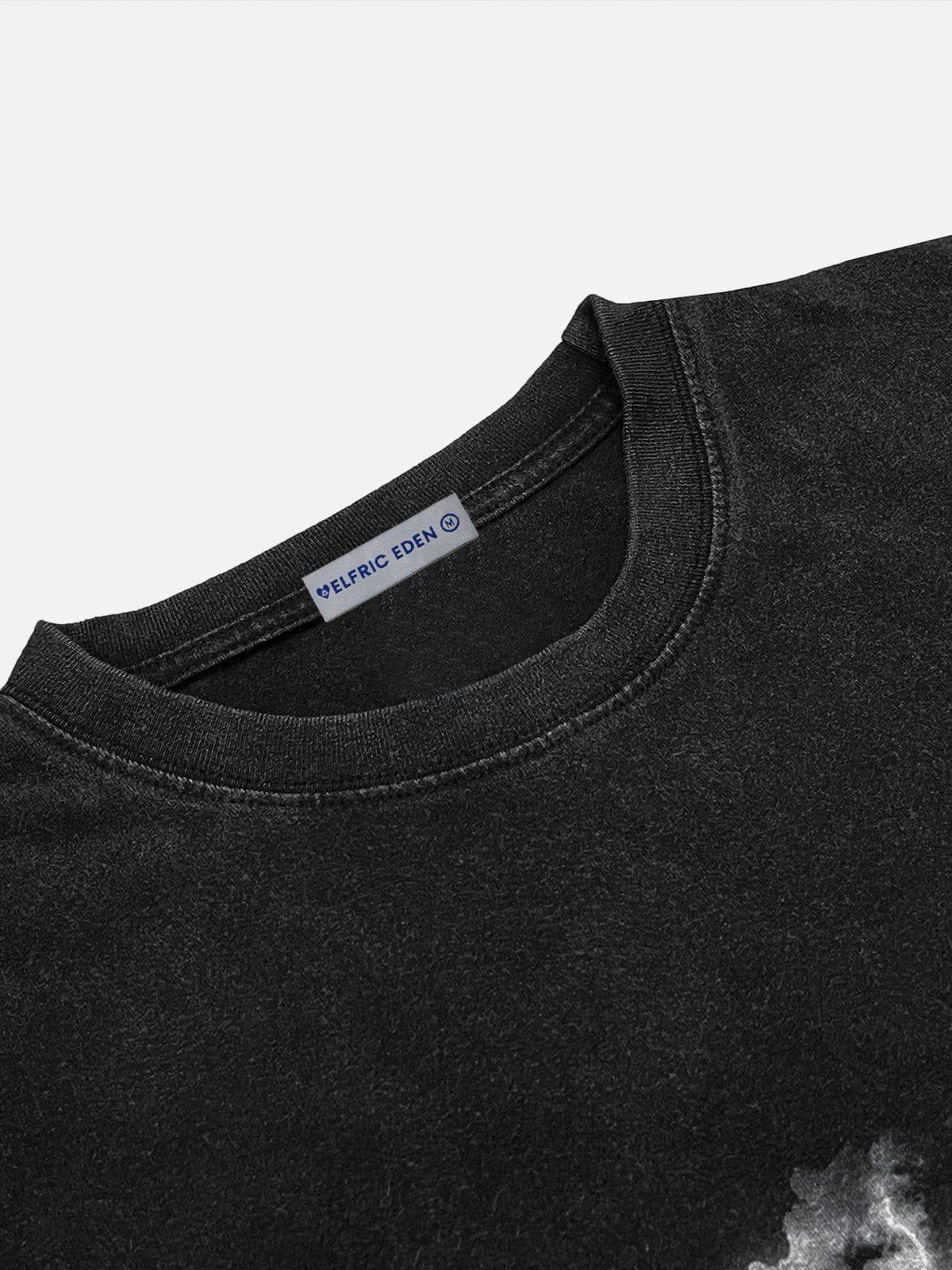 Aelfric Eden Lightning Print Washed Tee Product Image