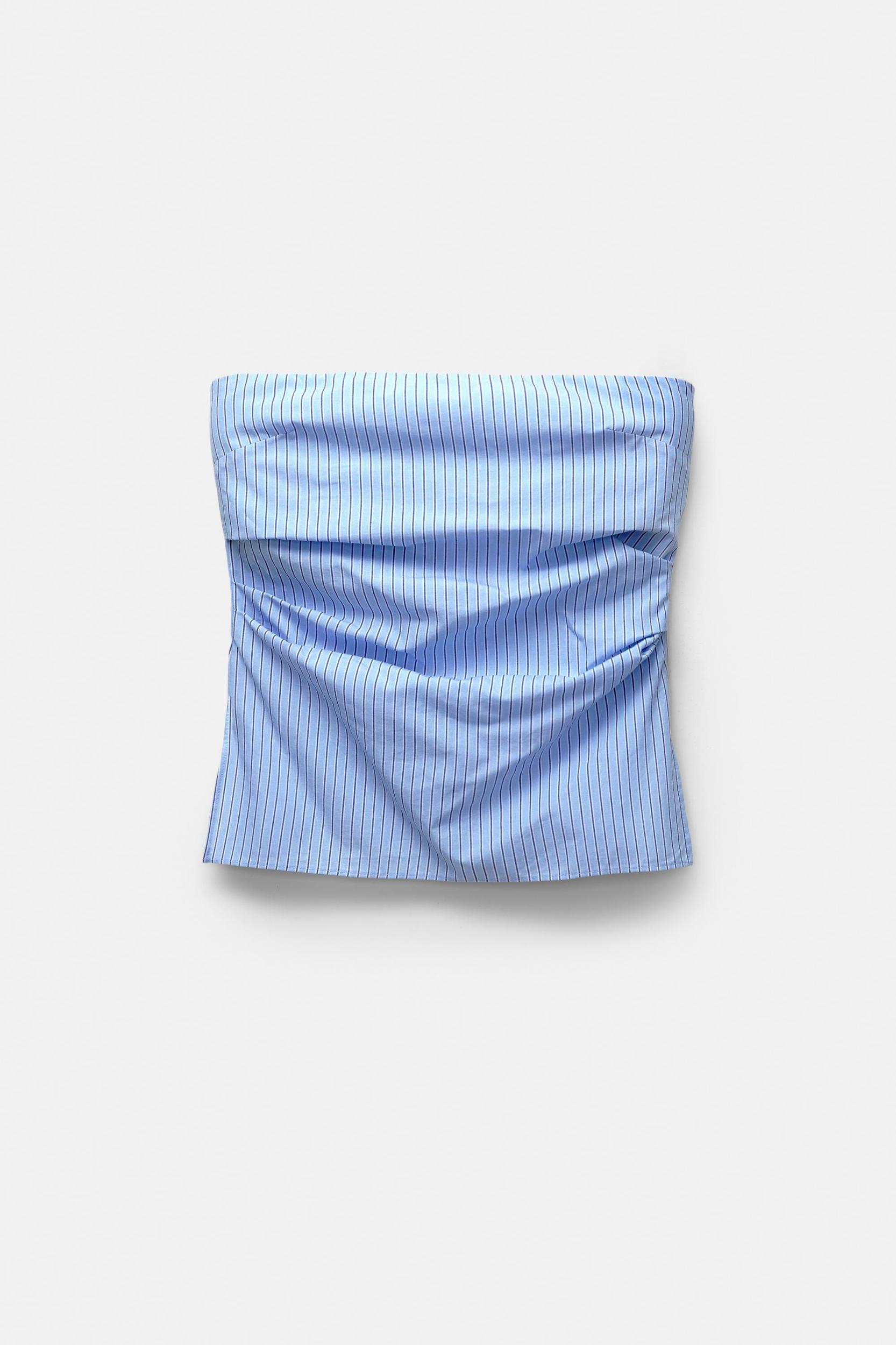 Striped bandeau top Product Image