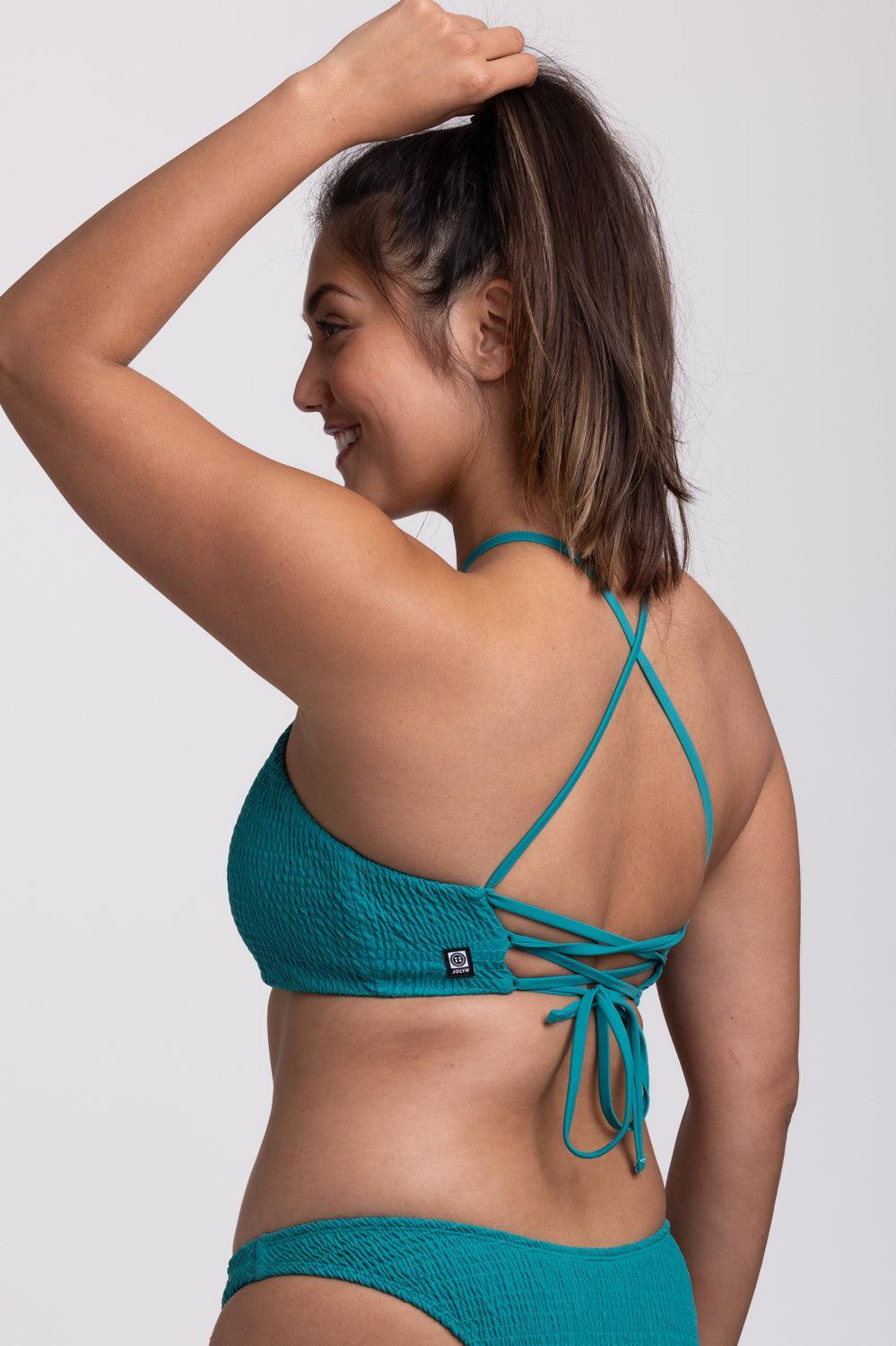 Luna Smocked Bikini Top Female Product Image