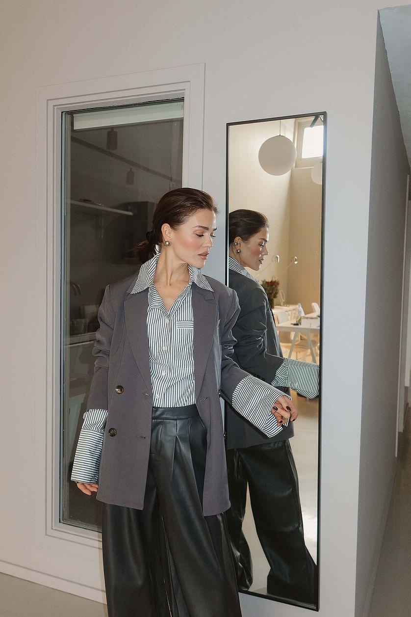 Oversized Double Breasted Blazer Product Image