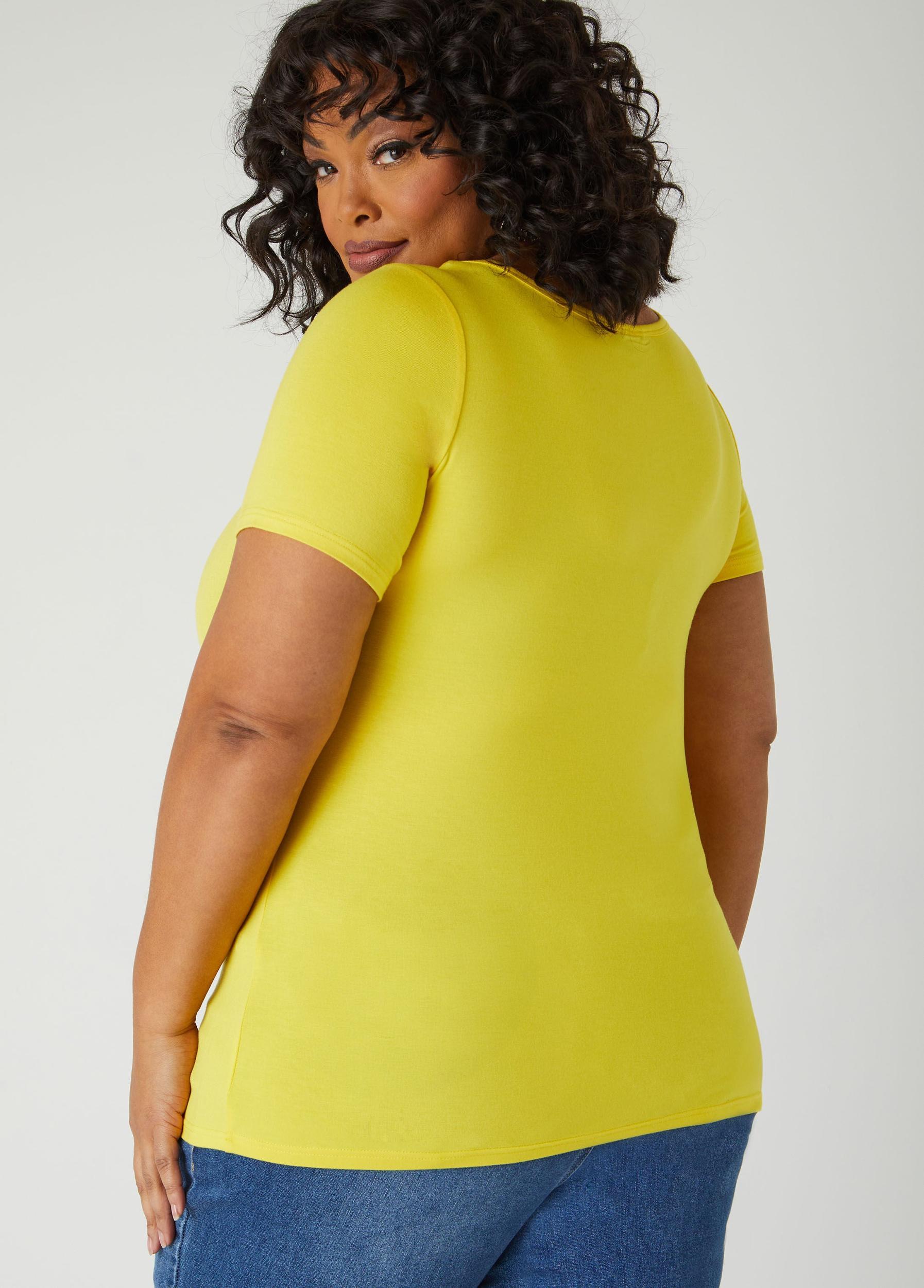 Plus Size The Basic Jersey Tee Ashley Stewart Product Image