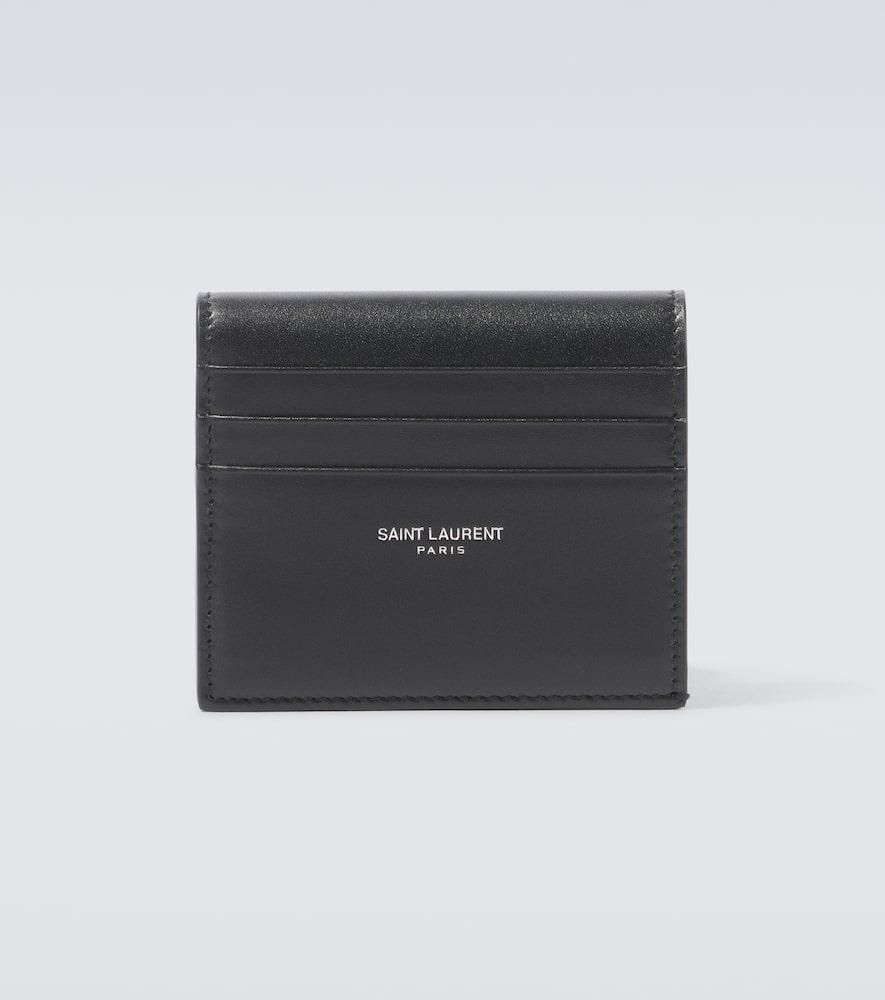 SAINT LAURENT Leather Wallet In Black Product Image