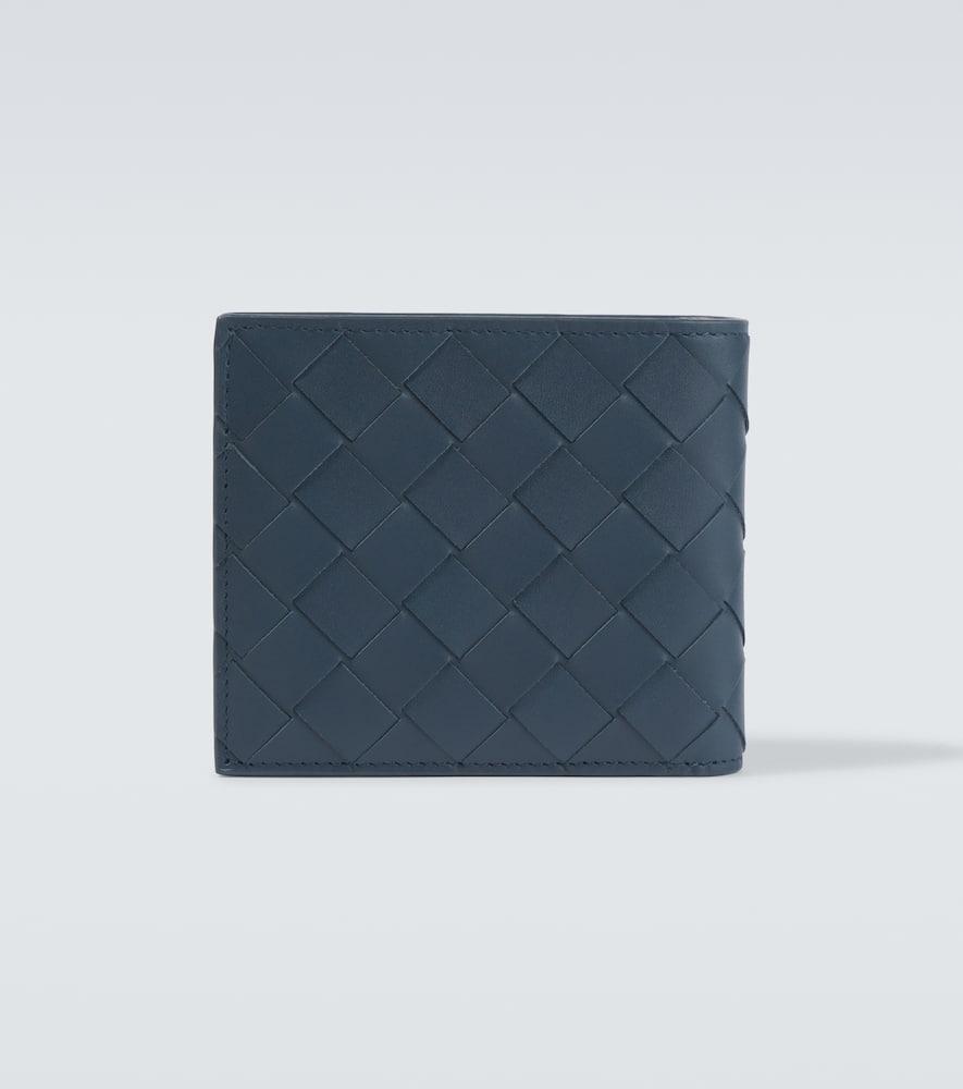 BOTTEGA VENETA Intrecciato Leather Wallet In Black Product Image