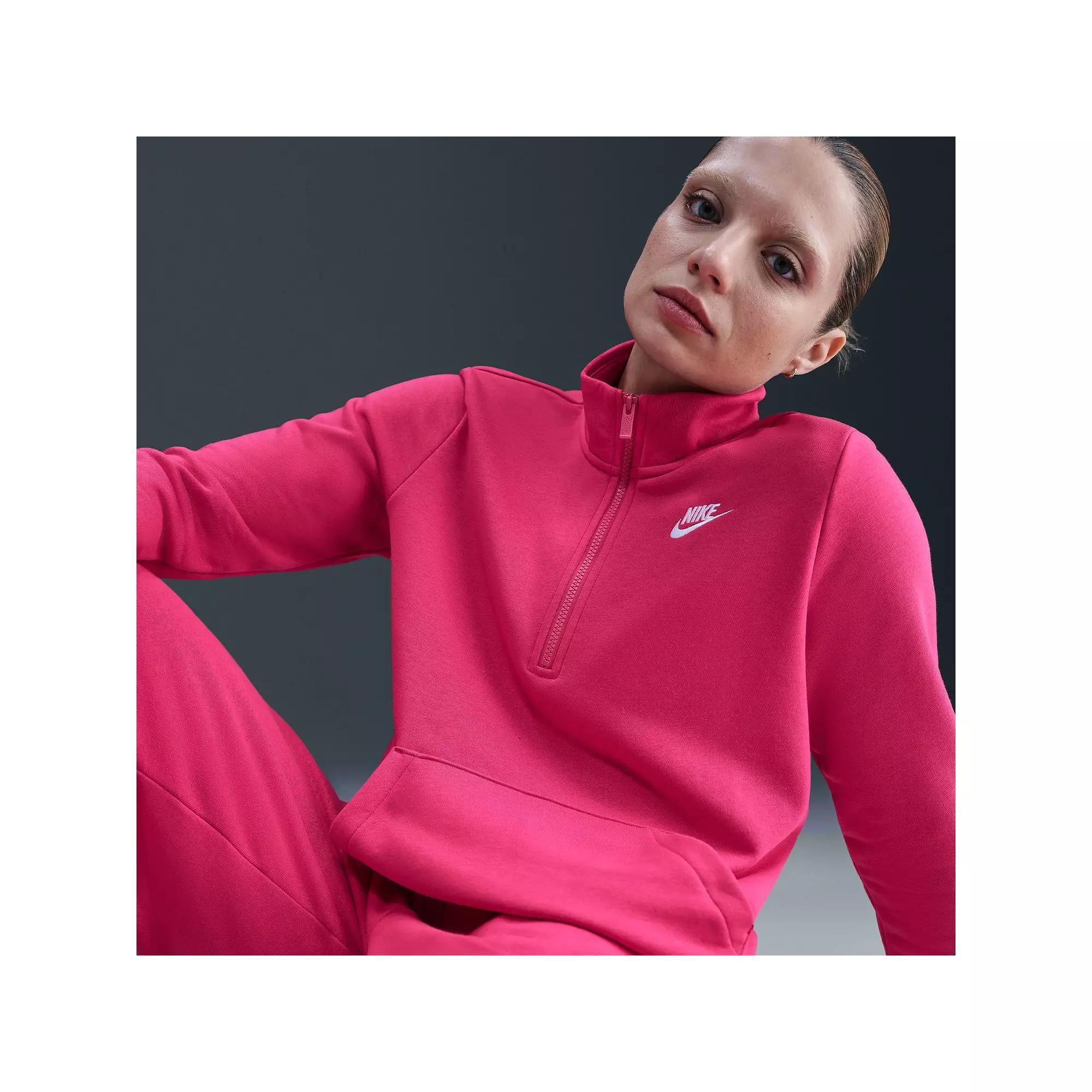 Women's Nike Sportswear Club Fleece Quarter-Zip Sweatshirt,  Product Image
