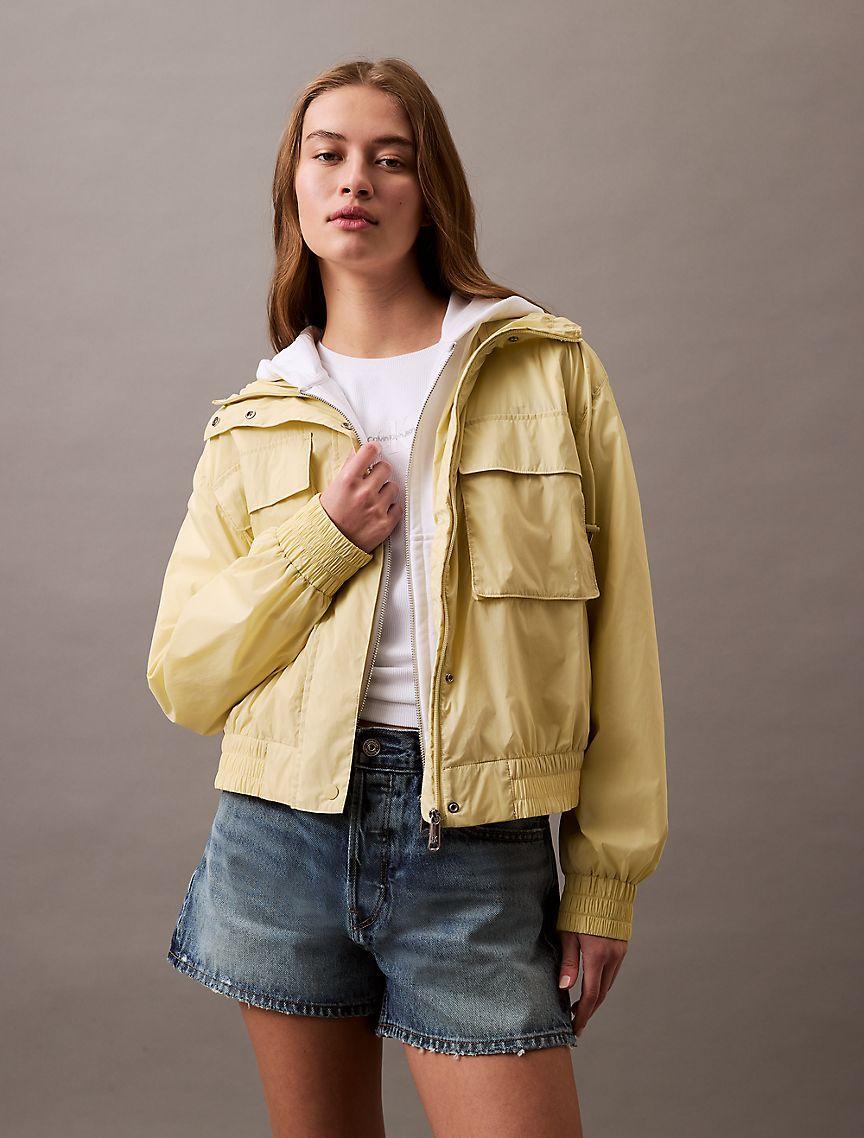 Cropped Hooded Jacket Product Image