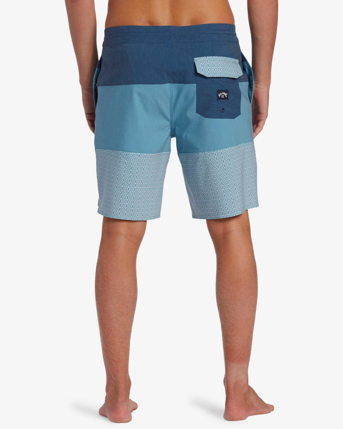 Tribong Lo Tide 19" Boardshorts - Blue Haze Male Product Image