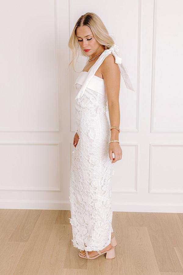 Timeless Romance Embroidered Midi Dress Product Image