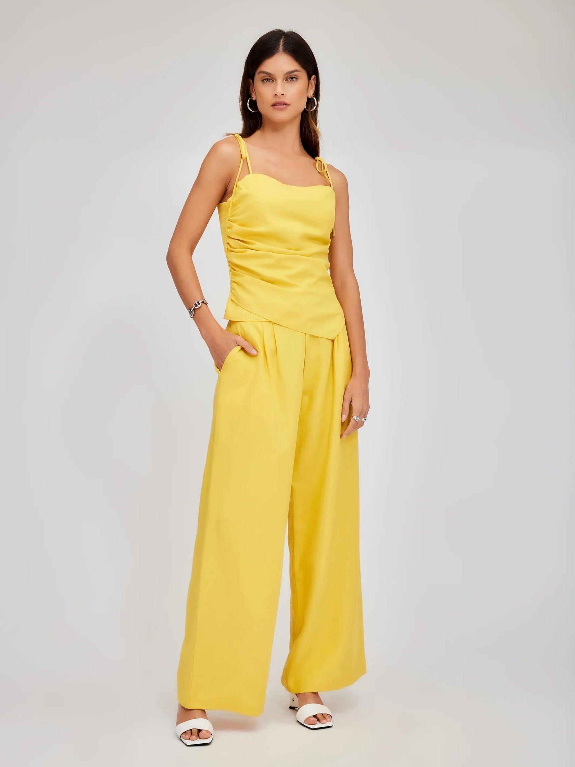 Selby Trouser in Yellow Product Image