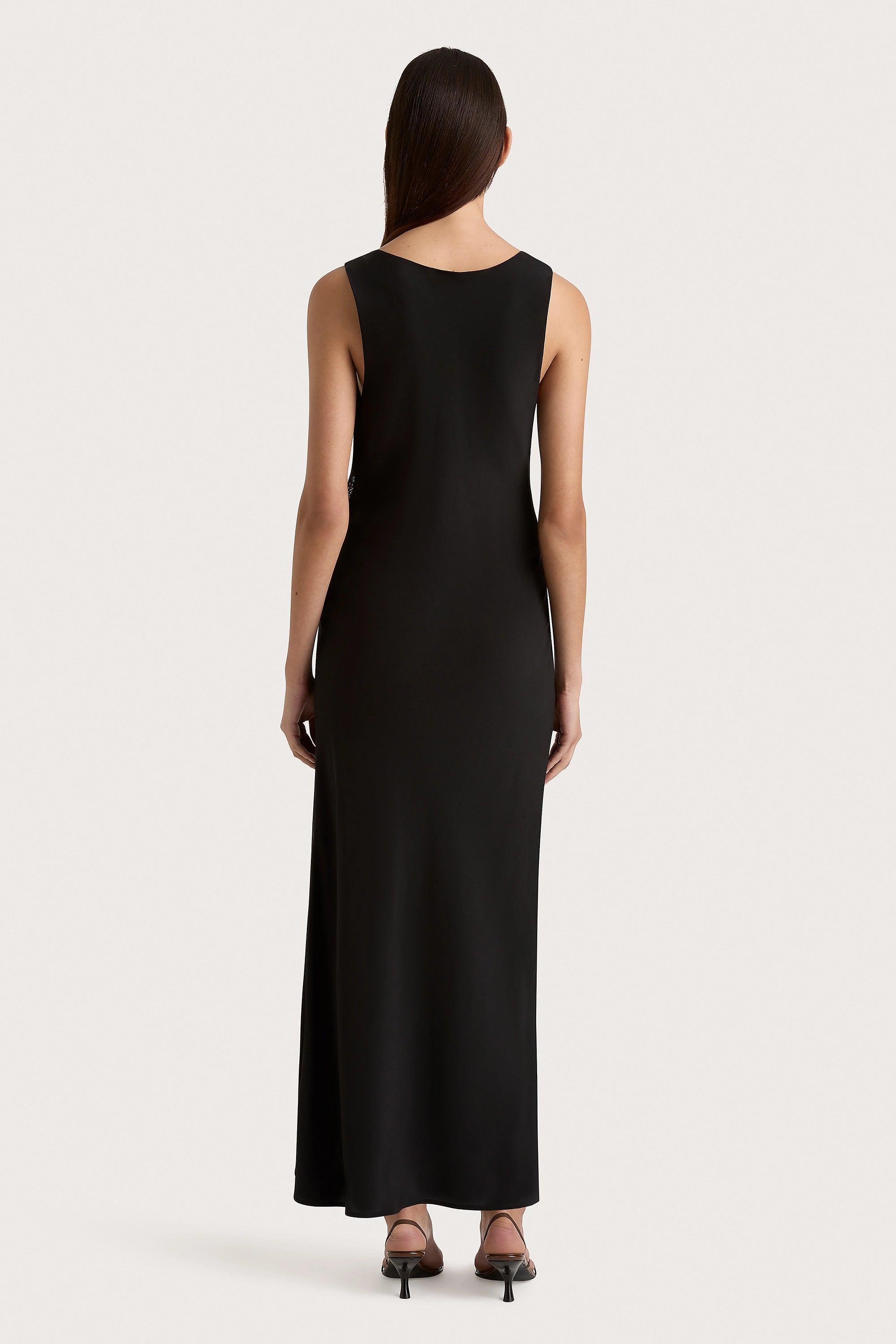 Biarritz Tank Maxi Dress Black Product Image