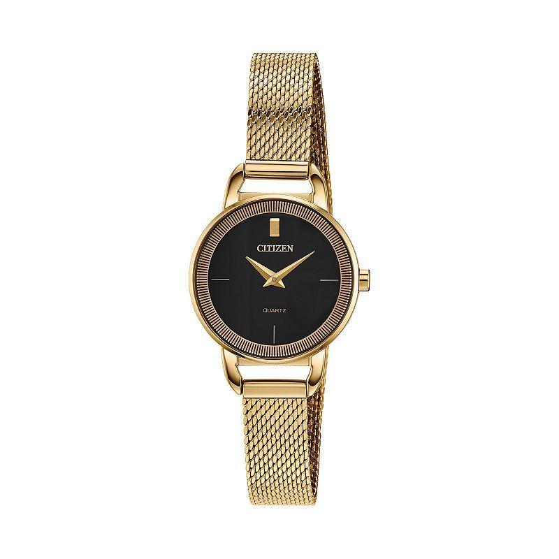 Citizen Womens Gold Tone Stainless Steel Watch - EZ7002-54E Product Image