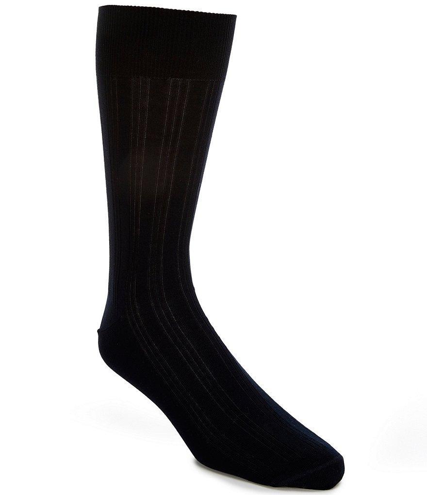 Johnston  Murphy Cotton-Blend Ribbed Dress Socks Product Image