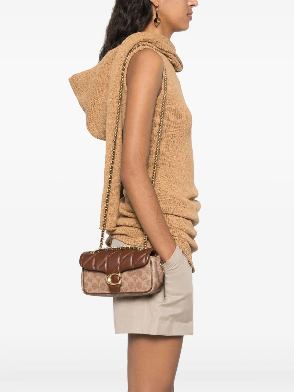 COACH Quilted Tabby Shoulder Bag In Brown Product Image