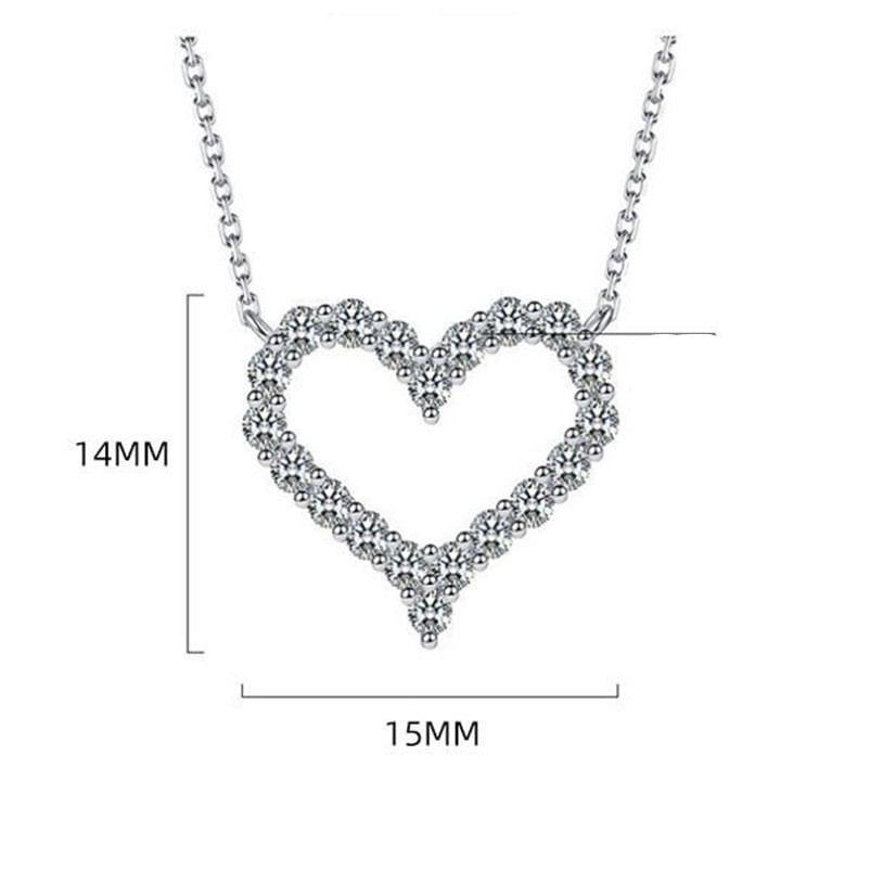 Heart Rhinestone Pendant Alloy Choker Product Image