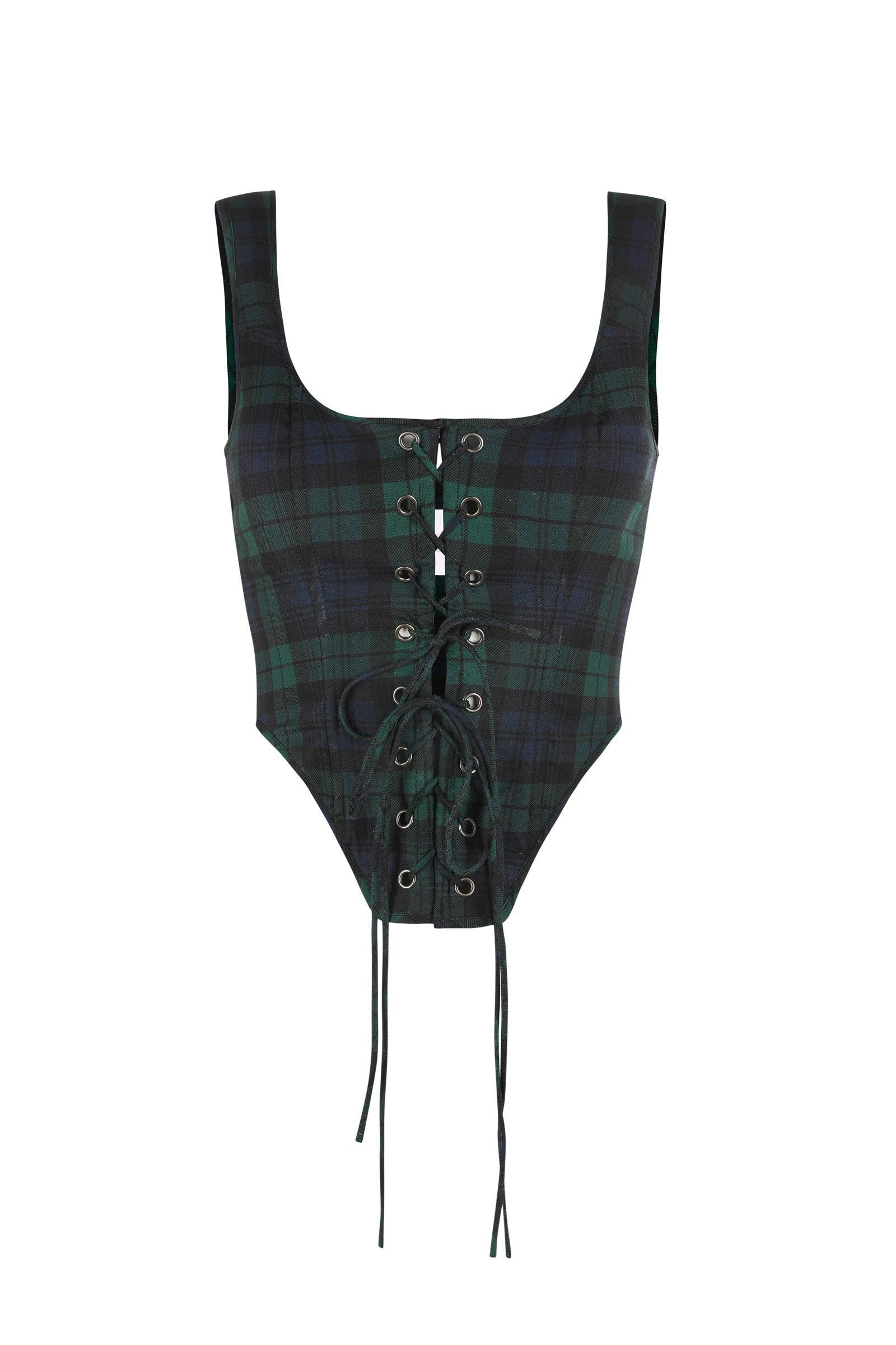 The Scotland Plaid Duchess Tournure Product Image