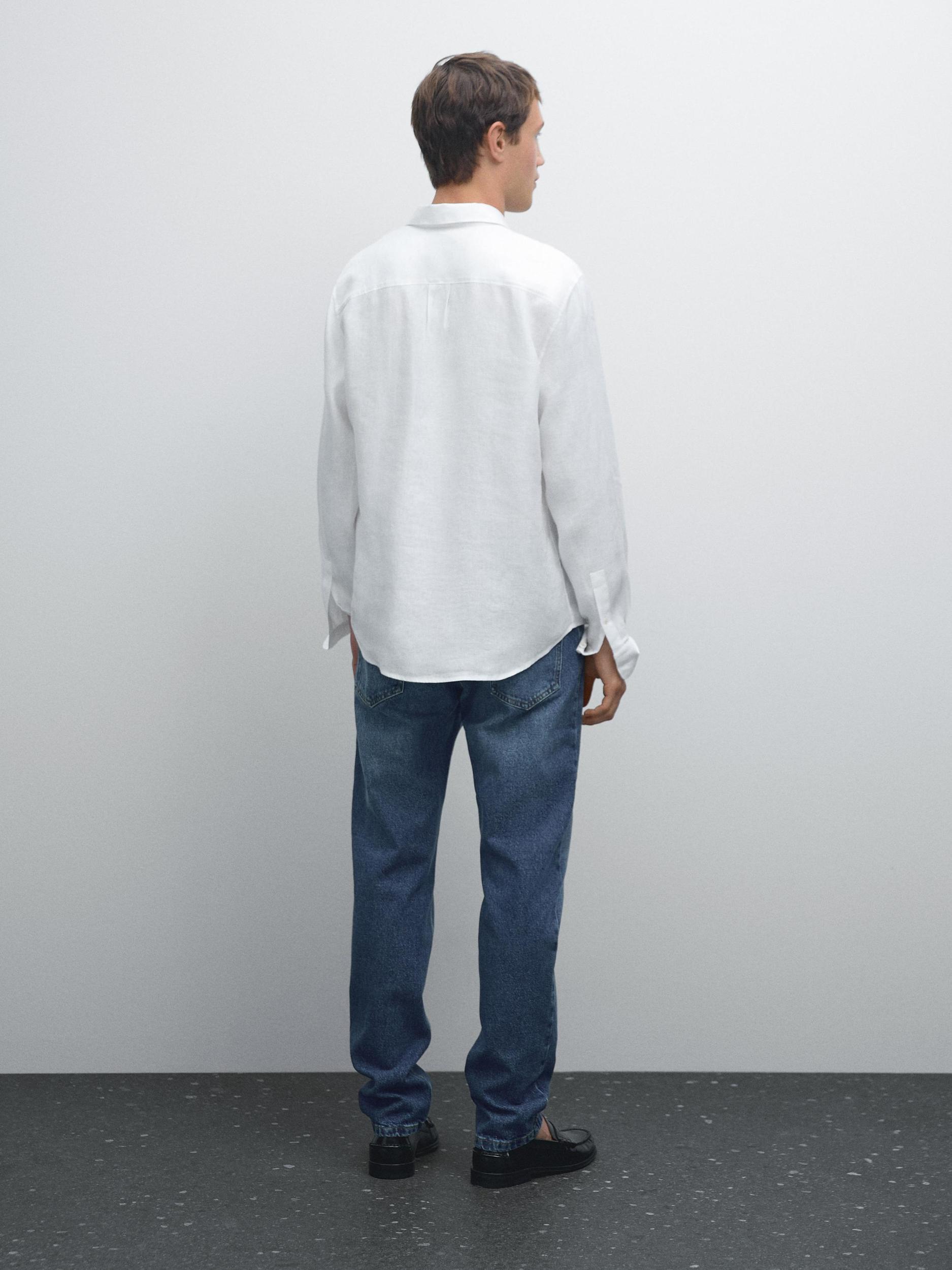 Lightweight regular fit twill shirt Product Image