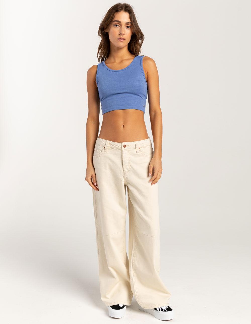 ROXY Good Keepsake Womens Crop Top - BLUE Product Image