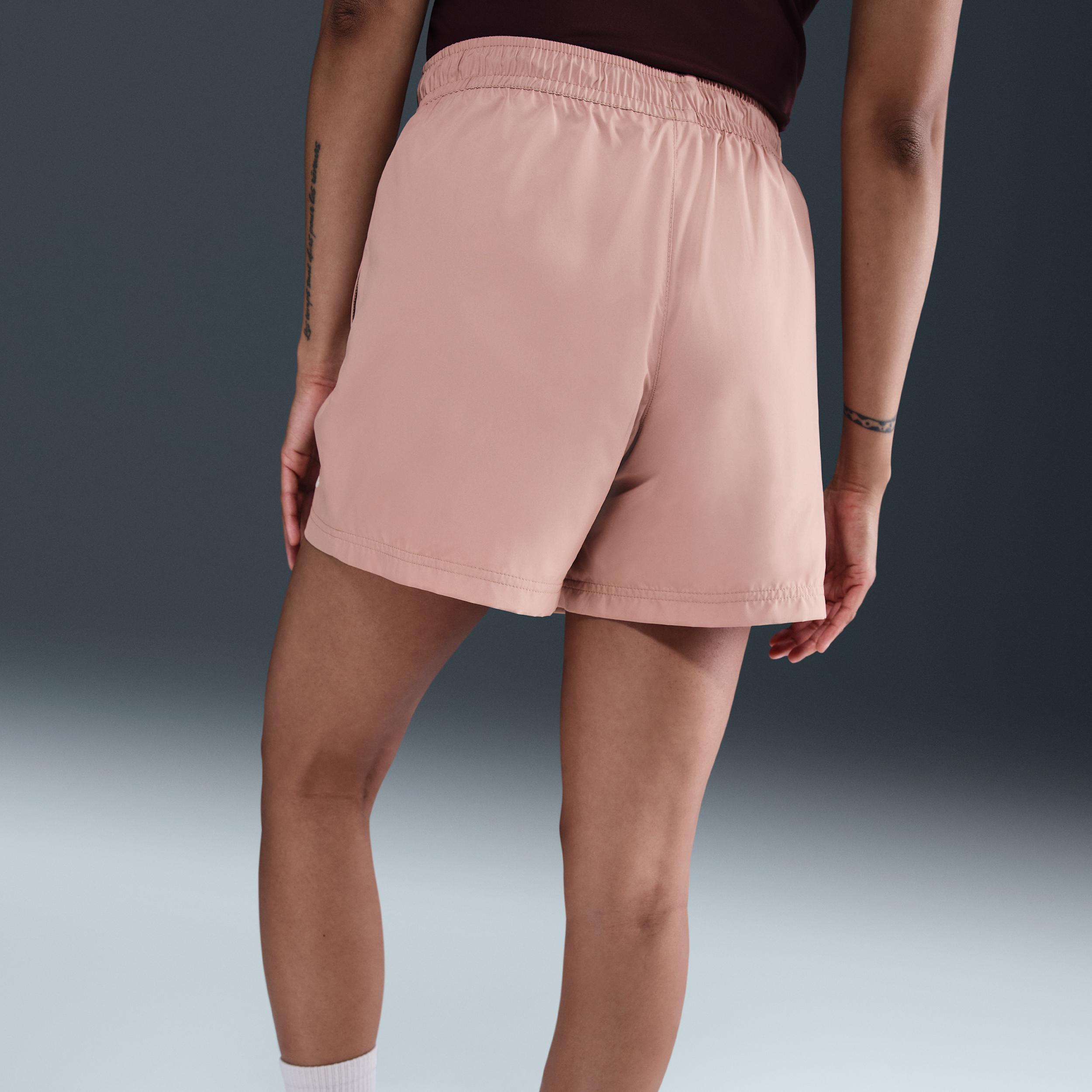 Womens Nike Sportswear Classic Wovens Mid-Rise Shorts | FV7557-624 Product Image