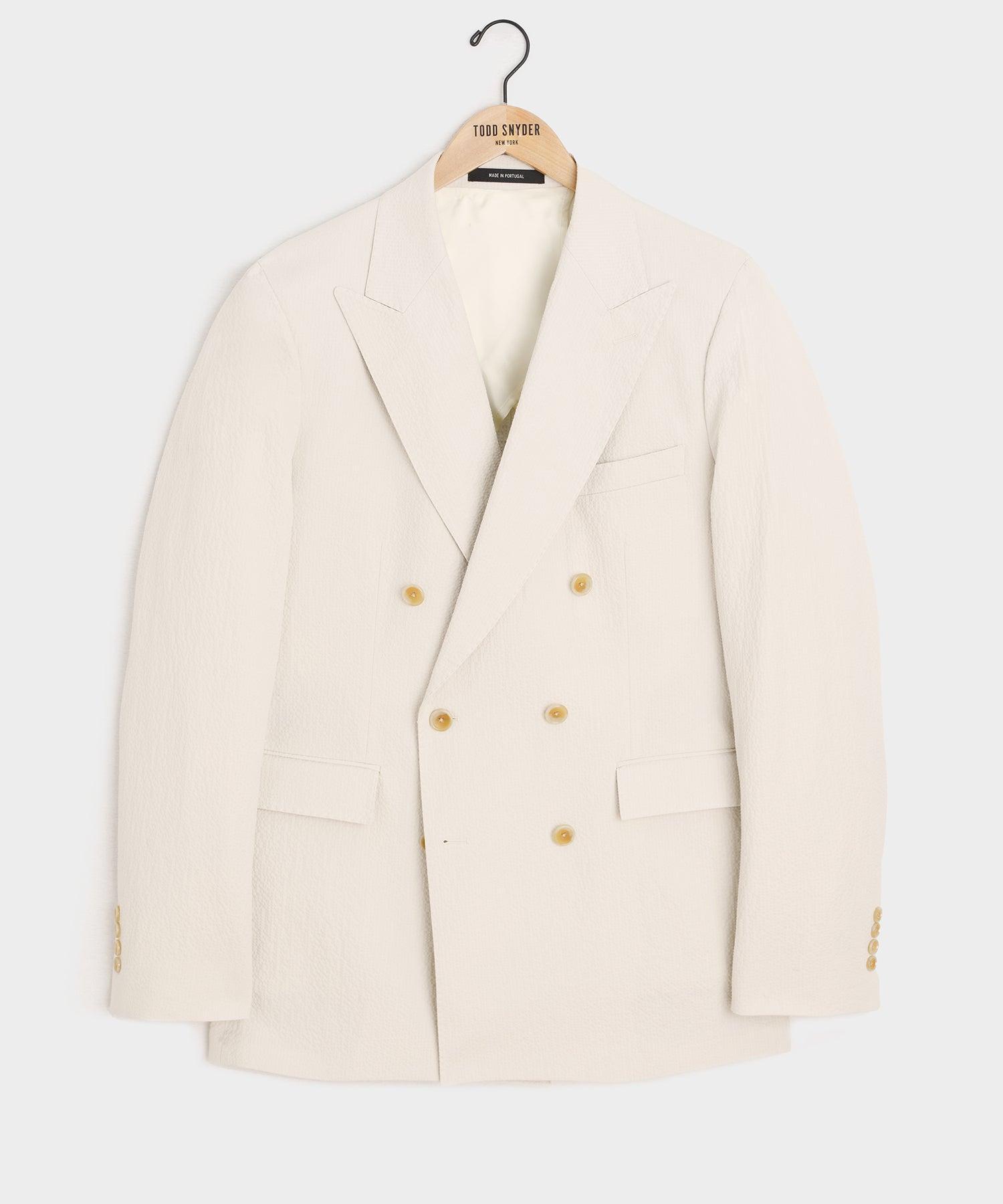 Italian Seersucker Side Tab Trouser Product Image