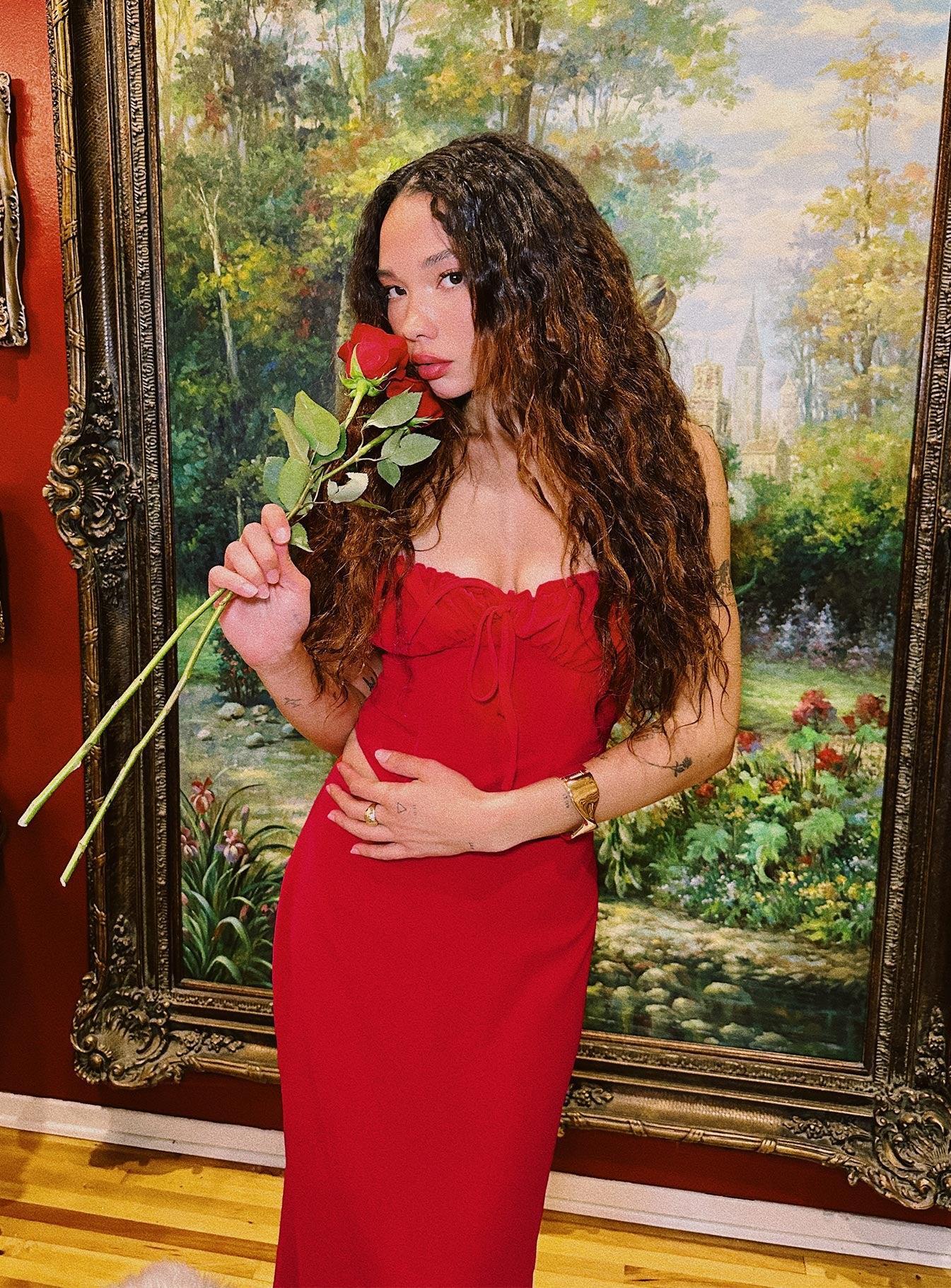 Orianne Corset Top Red Product Image