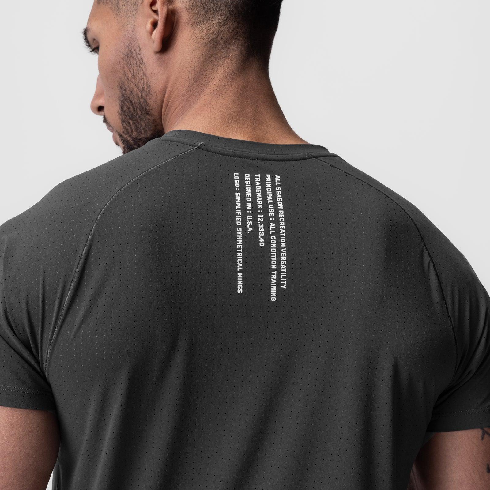 0660. AeroSilver® Established Tee - Black "OTWR" Product Image