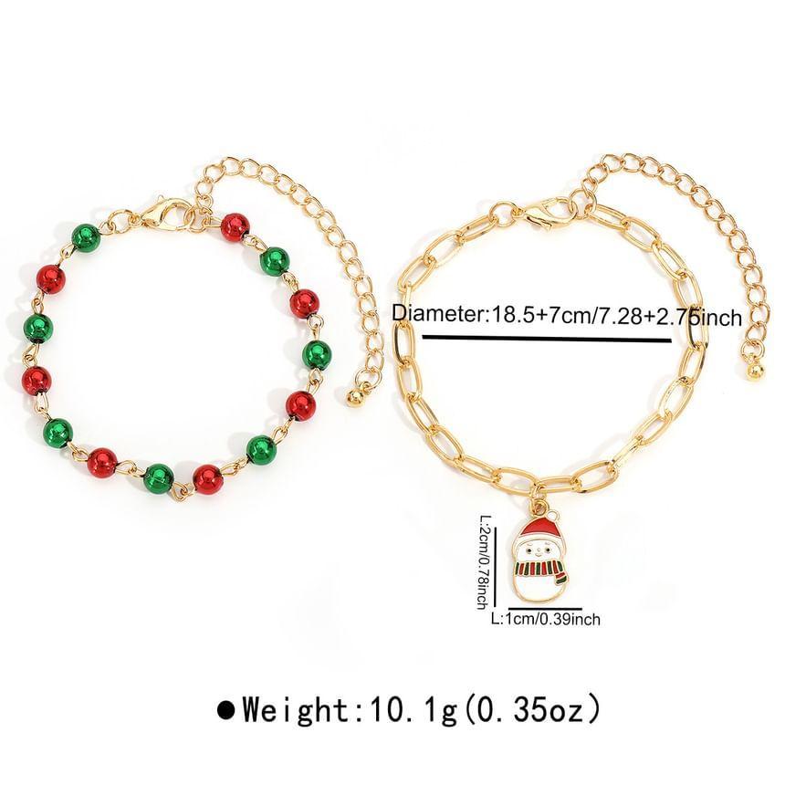 Set of 2: Christmas Bracelet Product Image