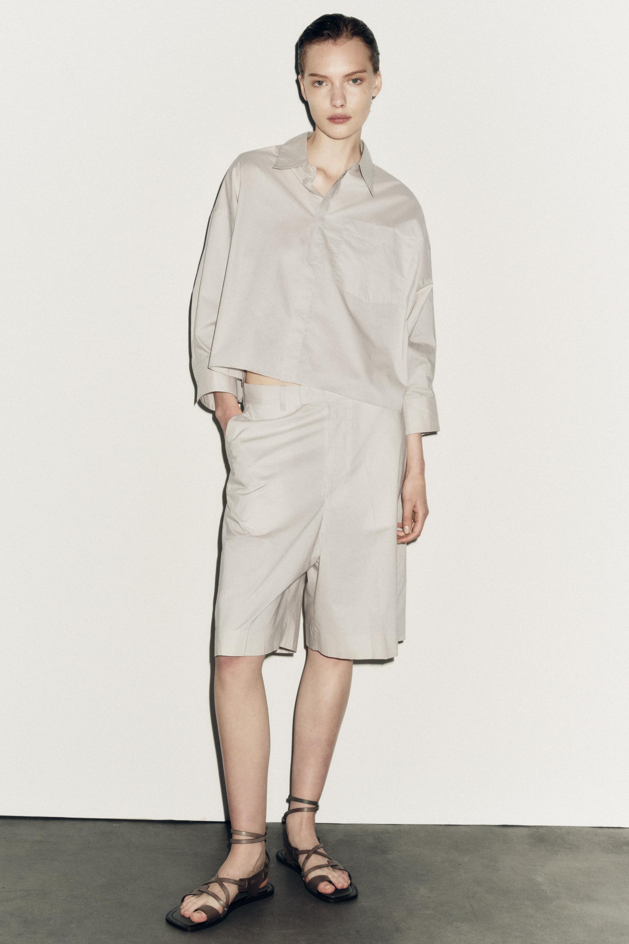 CROPPED POPLIN SHIRT LIMITED EDITION Product Image